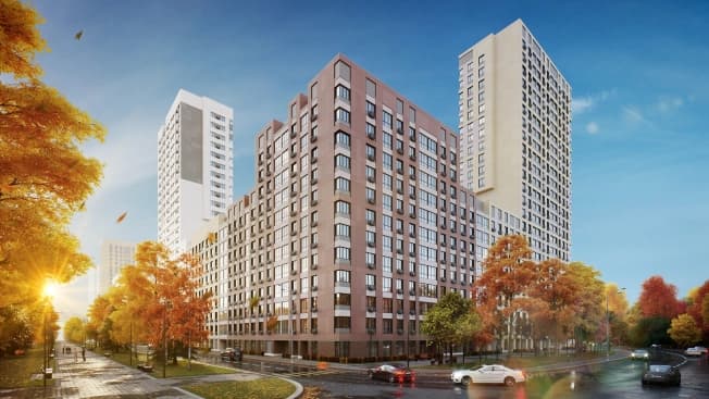 Купить двухкомнатную квартиру до 20 млн в новостройках (ЖК) в Москве. Вариант № 103193, 1, площадь - квм, цена 13428420 рублей