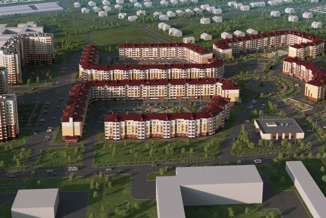 Купить двухкомнатную квартиру в ЖК "Парадный-2 в Славном" в Коврове. Вариант № 2123528, 1, площадь - квм, цена 5708360 рублей