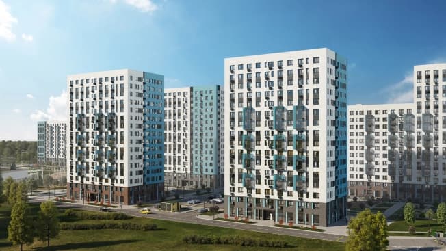 Купить двухкомнатную квартиру в новостройках у метро Домодедовская в Московской области. Вариант № 2203896, 0, площадь - квм, цена 12274680 рублей