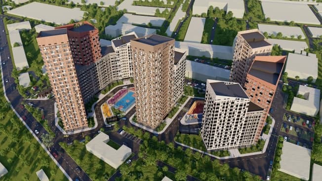 Купить однокомнатную квартиру до 5 млн в новостройках (ЖК) в Воронеже. Вариант № 1498804, 1, площадь - квм, цена 4900032 рублей