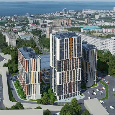 Купить однокомнатную квартиру в ЖК Эдельвейс (Edelweiss) Золотой рог в Владивостоке. Вариант № 1703043, 1, площадь - квм, цена 9736740 рублей