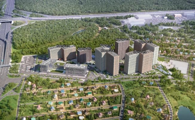 Купить двухкомнатную квартиру до 20 млн в новостройках (ЖК) в Москве. Вариант № 1215746, 1, площадь - квм, цена 14915533 рублей