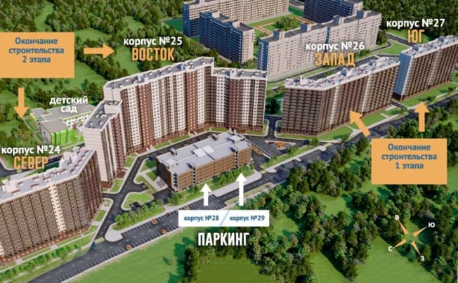 Купить однокомнатную квартиру на вторичке у метро Девяткино в Санкт-Петербурге. Вариант № 1862279, 0, площадь - квм, цена 6264000 рублей