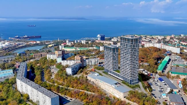 Купить двухкомнатную квартиру в новостройках в ЖК Агат в Владивостоке. Вариант № 1971314, 1, площадь - квм, цена 7506000 рублей