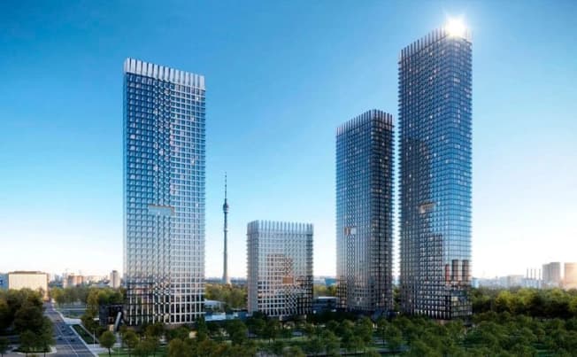 Купить студию в ЖК Апсайд Тауерс (Upside Towers) в Москве. Вариант № 2235330, 1, площадь - квм, цена 22776030 рублей