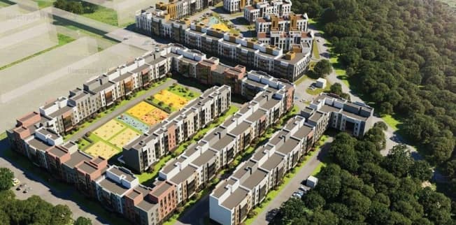 Купить однокомнатную квартиру в ЖК Живописный в Московской области. Вариант № 2226210, 1, площадь - квм, цена 9572318 рублей