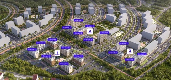 . Вариант № 4675, 0, площадь - от от 21 м² квм, цена от 4 870 587 ₽ рублей