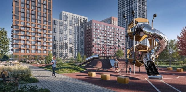 . Вариант № 6930, 1, площадь - от за 22.3 м² квм, цена от 6 237 570 ₽ рублей