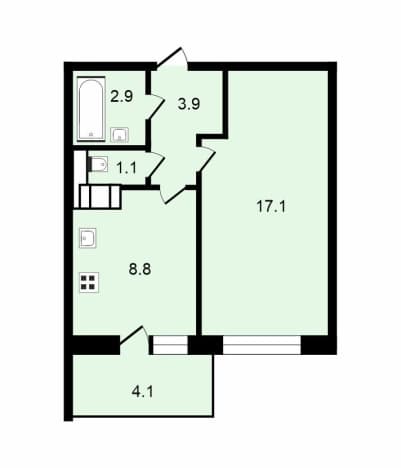 Купить квартиру в ЖК Крона в Санкт-Петербурге. Вариант № 2230969, 0, площадь - квм, цена 8600000 рублей