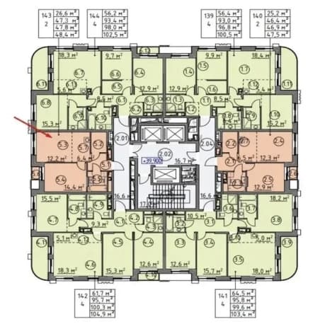 Купить квартиру в Микрорайоне 7В, район Северный в Москве. Вариант № 2339611, 1, площадь - квм, цена 34300000 рублей
