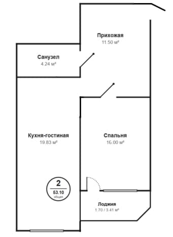 Купить однокомнатную квартиру на улице Мордасовой в Воронеже. Вариант № 2225765, 1, площадь - квм, цена 7500000 рублей