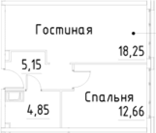 . Вариант № 1920356, 0, площадь - 40.91 квм, цена 9940909 рублей