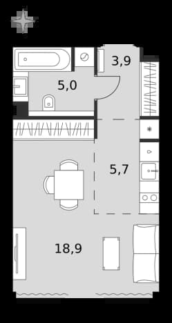 Купить квартиру у метро Беговая в Москве. Вариант № 2351589, 0, площадь - квм, цена 33056125 рублей