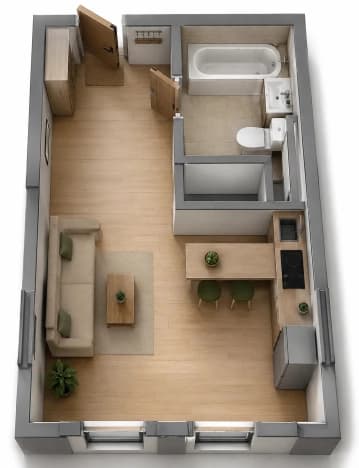 Купить студию в Микрорайоне Камушки, Пресненский район в Москве. Вариант № 2310360, 0, площадь - квм, цена 6300000 рублей