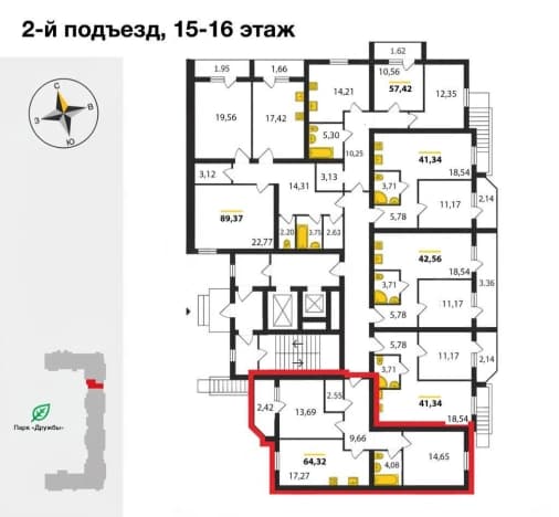 Купить двухкомнатную квартиру в Посёлоке Никологорах в Вязниковском районе в Владимирской области. Вариант № 2409856, 1, площадь - квм, цена 7500000 рублей