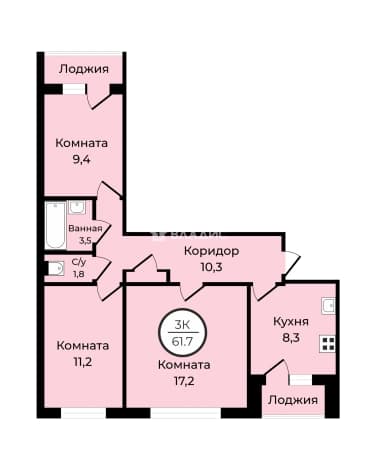 Купить квартиру у метро Стрешнево в Москве. Вариант № 2317174, 1, площадь - квм, цена 20500000 рублей