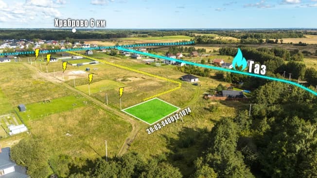 Купить земельный участок в Калининградской области. Вариант № 2349742, 0, площадь - квм, цена 1450000 рублей