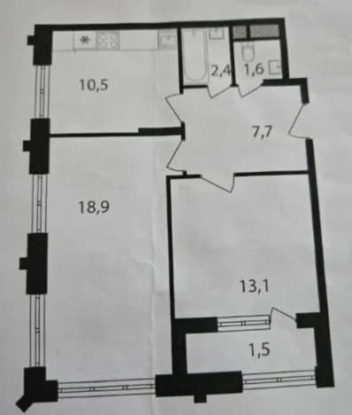 Купить квартиру на улице Линейный проезд в Москве. Вариант № 2172222, 0, площадь - квм, цена 21500000 рублей