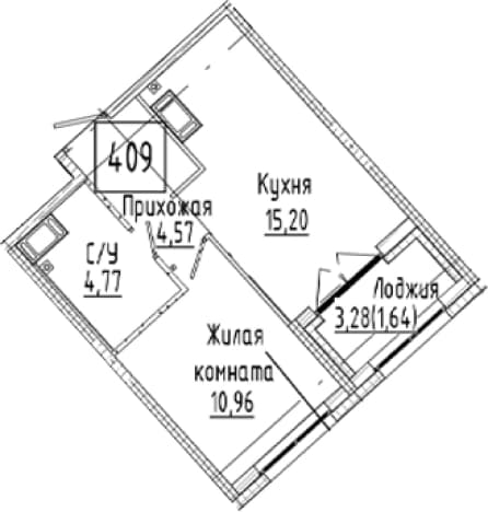 . Вариант № 2023387, 0, площадь - 35.5 квм, цена 11710000 рублей