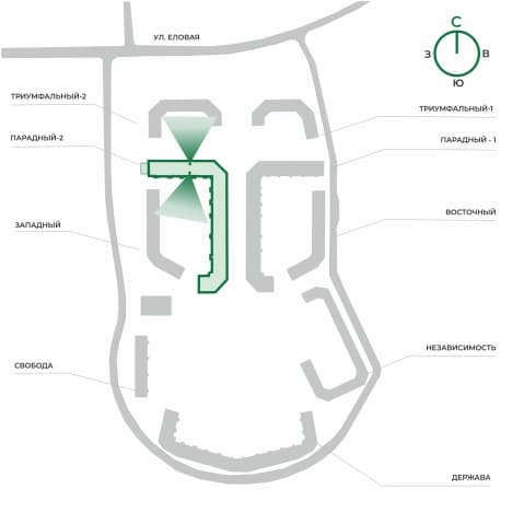 . Вариант № 2123611, 1, площадь - 82 квм, цена 7790000 рублей