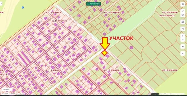 Купить земельный участок в Деревне Высоковских Двориках в Рязанском районе в Рязанской области. Вариант № 2080118, 0, площадь - квм, цена 2247000 рублей