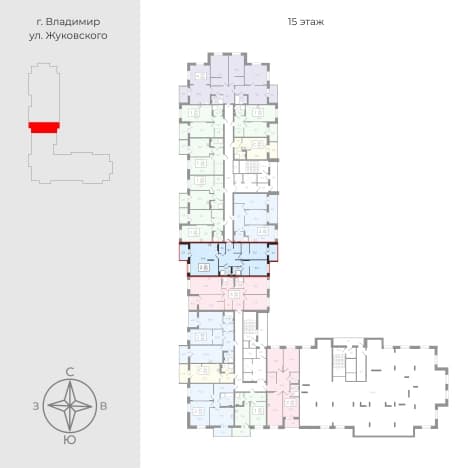 . Вариант № 1249927, 1, площадь - 102 квм, цена 11526306 рублей