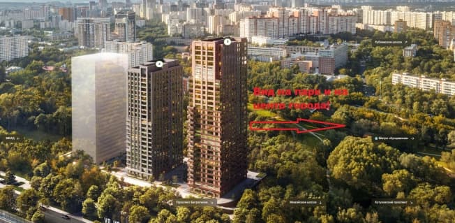 Купить квартиру на улице Головинское шоссе в Москве. Вариант № 2190884, 1, площадь - квм, цена 15990000 рублей