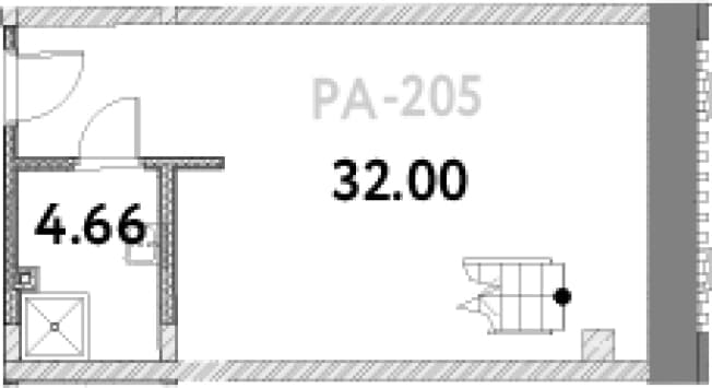 . Вариант № 2010858, 0, площадь - 48.88 квм, цена 21392000 рублей
