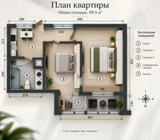 Купить квартиру с ремонтом на улице Домодедовская в Москве. Вариант № 2364723, 1, площадь - квм, цена 15400000 рублей