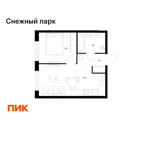 Купить квартиру до 7 млн в новостройках (ЖК) в районе Первореченский в Владивостоке. Вариант № 2339844, 1, площадь - квм, цена 6925800 рублей