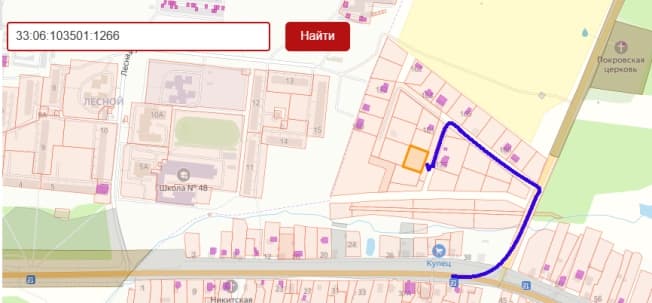 Купить земельный участок в Вязниковском Муниципальном Округе в Владимирской области. Вариант № 2406371, 1, площадь - квм, цена 850000 рублей