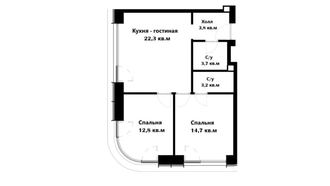 Купить квартиру в новостройках в ЖК Алхимово в Москве. Вариант № 2390310, 1, площадь - квм, цена 28000000 рублей