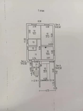 Купить дом на улице Тиханкина в Воронеже. Вариант № 2331677, 1, площадь - квм, цена 9000000 рублей