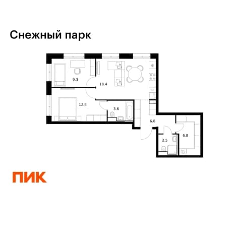 Купить двухкомнатную квартиру площадью 60 кв.м в новостройках в Приморском крае. Вариант № 2272874, 1, площадь - квм, цена 11634000 рублей