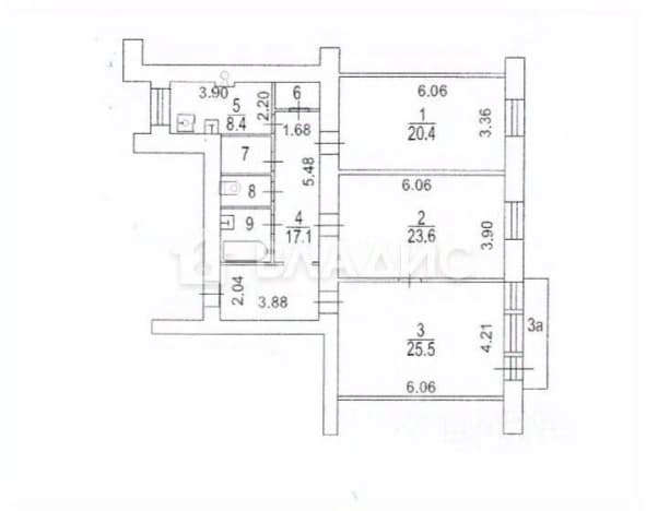 Купить трехкомнатную квартиру с ремонтом на улице Авиаконструктора Сухого в Москве. Вариант № 2198998, 0, площадь - квм, цена 39970000 рублей