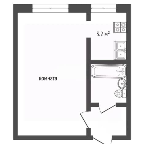 Купить комнату у метро Аэропорт в Москве. Вариант № 2167577, 1, площадь - квм, цена 3990000 рублей