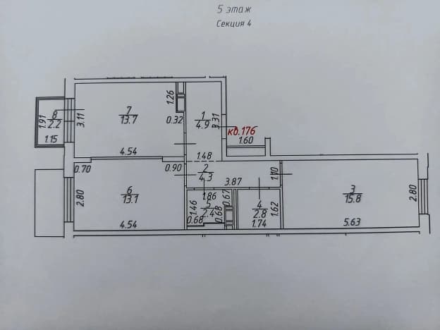 Купить двухкомнатную квартиру на улице Петра Алексеева в Москве. Вариант № 2299756, 0, площадь - квм, цена 14100000 рублей