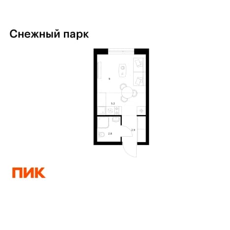 Купить студию до 7 млн в районе Первореченский в Владивостоке. Вариант № 2127170, 1, площадь - квм, цена 4887440 рублей