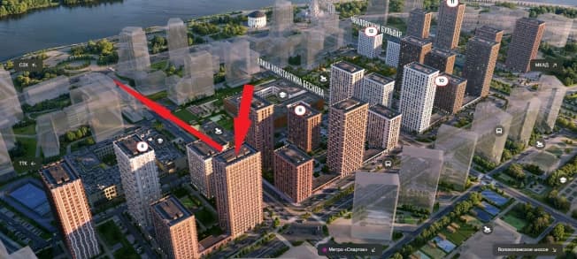 Купить однокомнатную квартиру на вторичке в районе Чертаново Центральное в Москве. Вариант № 2264948, 1, площадь - квм, цена 19000000 рублей
