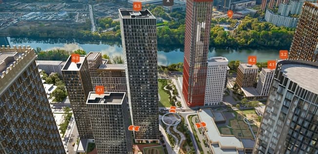 Купить квартиру в новостройках на улице Ильменский проезд в Москве. Вариант № 2376799, 1, площадь - квм, цена 25700000 рублей