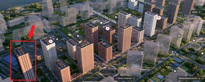 Купить двухкомнатную квартиру на улице Золотая аллея в Красногорске. Вариант № 2283652, 0, площадь - квм, цена 29700000 рублей