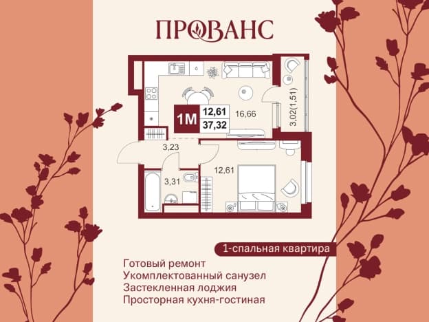 Купить квартиру до 5 млн на вторичке в Пензе. Вариант № 1870463, 1, площадь - квм, цена 4862796 рублей
