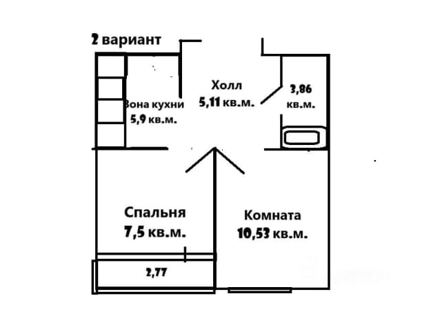 Купить квартиру до 7 млн в Кудрове. Вариант № 2307366, 0, площадь - квм, цена 7350000 рублей