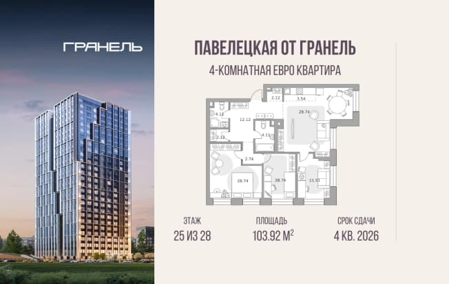 Купить многокомнатную квартиру рядом с метро в районе Замоскворечье в Москве. Вариант № 2272843, 0, площадь - квм, цена 72731321 рублей