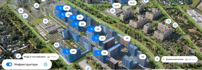Купить трехкомнатную квартиру в новостройках в ЖК Пэйв (Pave) в Москве. Вариант № 1292057, 1, площадь - квм, цена 16700000 рублей