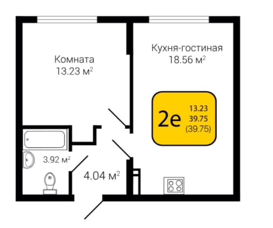Купить квартиру до 3,5 млн в Воронежской области. Вариант № 1744501, 1, площадь - квм, цена 3458250 рублей