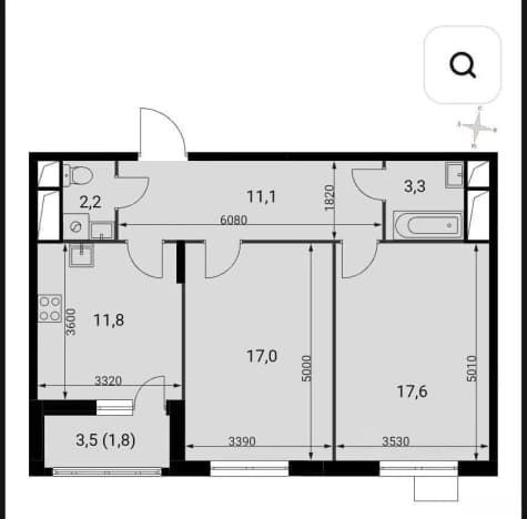 Купить квартиру в Микрорайоне 5-й, район Митино в Москве. Вариант № 2228798, 0, площадь - квм, цена 13200000 рублей