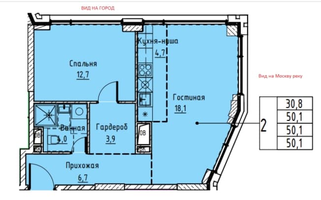 Купить двухкомнатную квартиру на вторичке в ЖК Испанские кварталы в Москве. Вариант № 2294891, 1, площадь - квм, цена 36000000 рублей