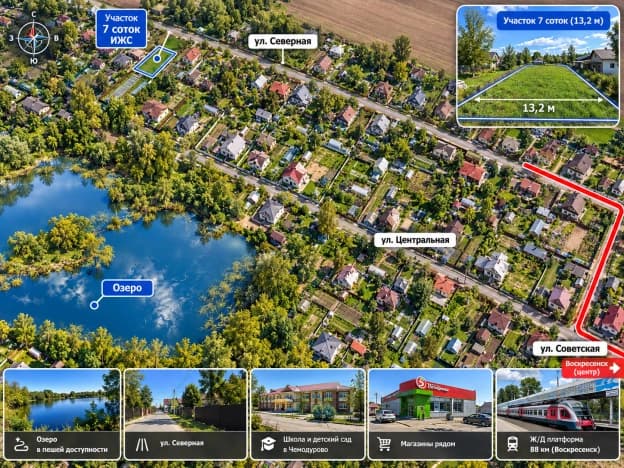 Купить земельный участок до 1 млн в Воскресенске. Вариант № 2372944, 1, площадь - квм, цена 990000 рублей