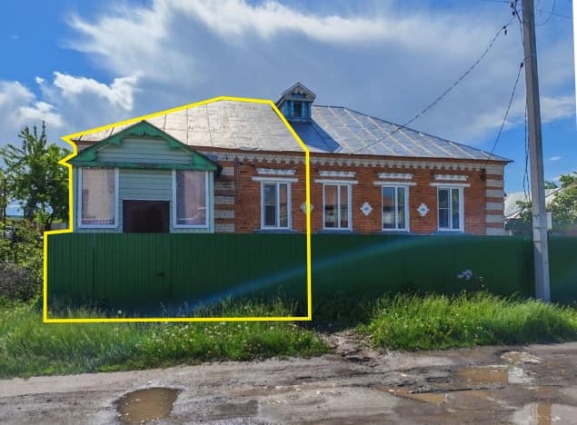 Купить часть дома в селе Кольдюки в Касимовском Муниципальном Округе в Рязанской области. Вариант № 2157648, 0, площадь - квм, цена 1350000 рублей
